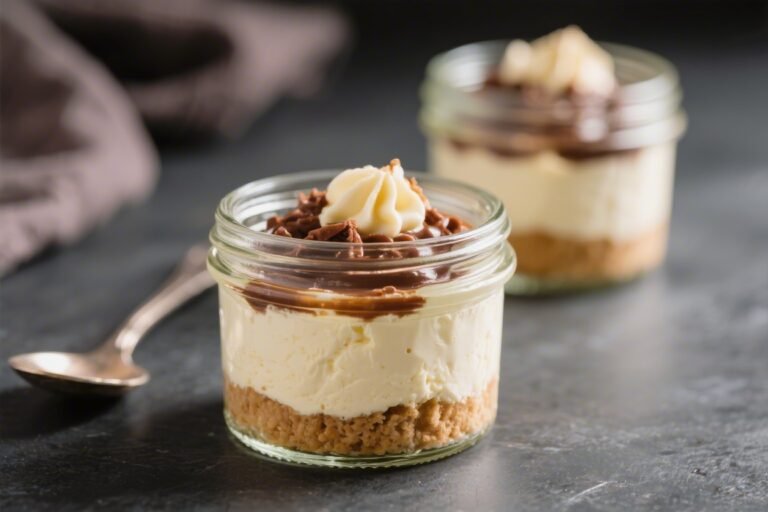 No Bake Cheesecake Jars – Creamy, Quick, and Perfect for Sharing