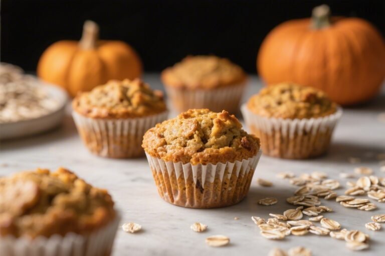 Healthy Pumpkin Oatmeal Muffins – Cozy, Wholesome, and Easy