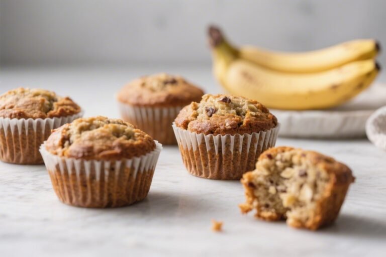 Healthy Banana Bread Muffins – Easy, Moist, and Naturally Sweet