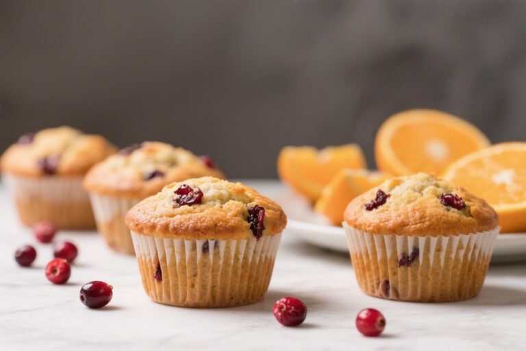 Healthy Cranberry Orange Muffins – Bright, Fresh, and Easy