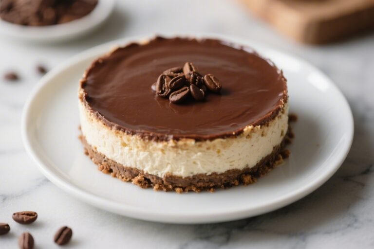 No Bake Coffee Cheesecake – Creamy, Simple, and Full of Flavor