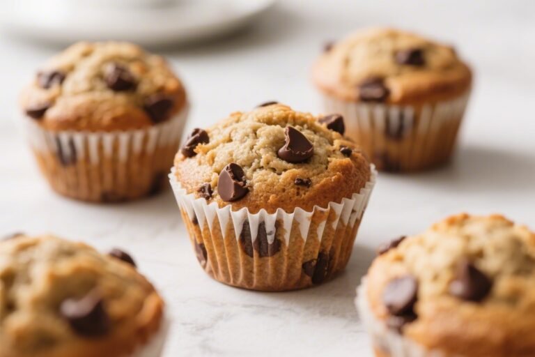 Healthy Chocolate Chip Muffins – A Lighter Take on a Bakery Favorite