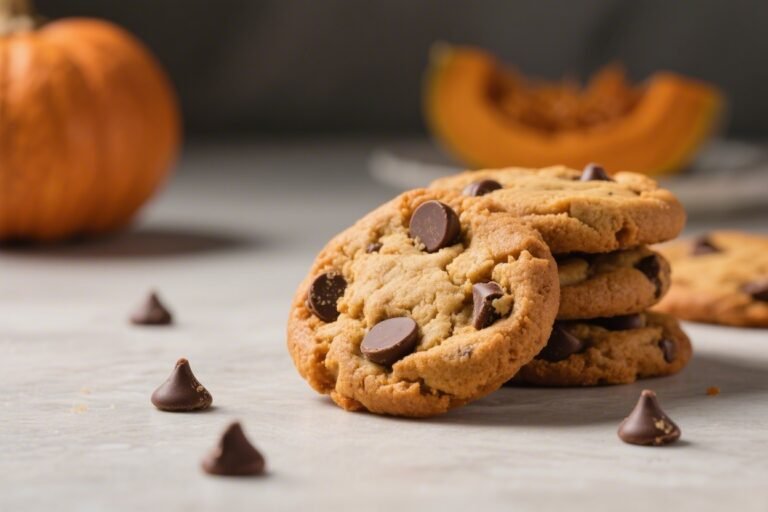 Keto Pumpkin Chocolate Chip Cookies – Soft, Spiced, and Low-Carb