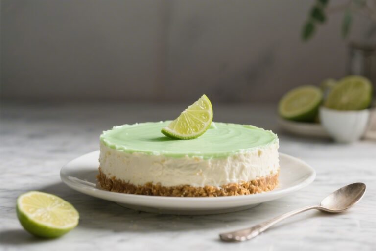 No Bake Key Lime Cheesecake – Bright, Creamy, and Effortless