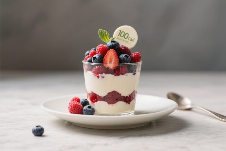 100-Calorie Mixed Berry Parfait – Light, Bright, and Easy