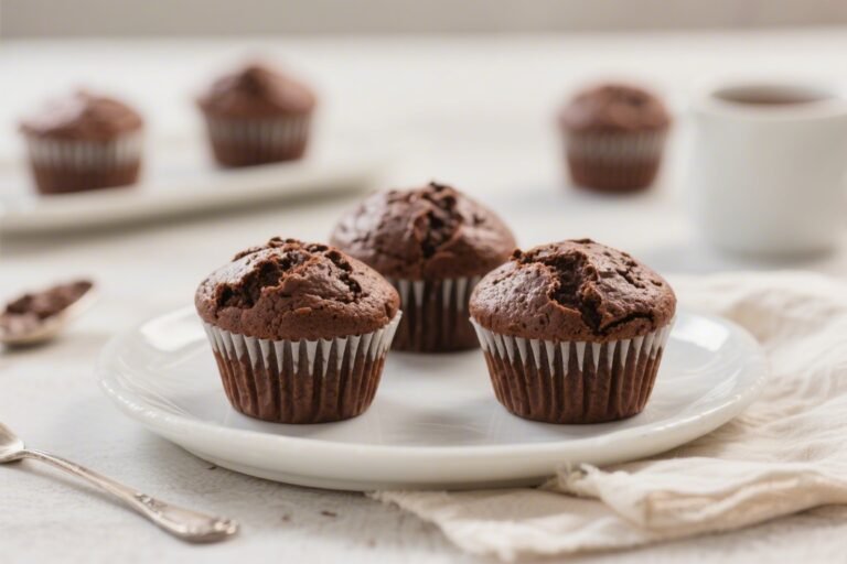 Healthy Chocolate Muffins – Moist, Easy, and Naturally Sweet