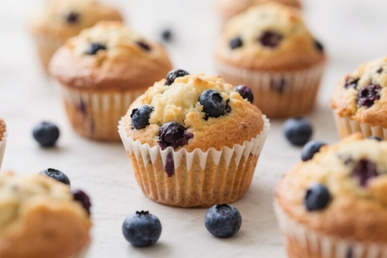 Healthy Blueberry Muffins – Light, Flavorful, and Easy to Make