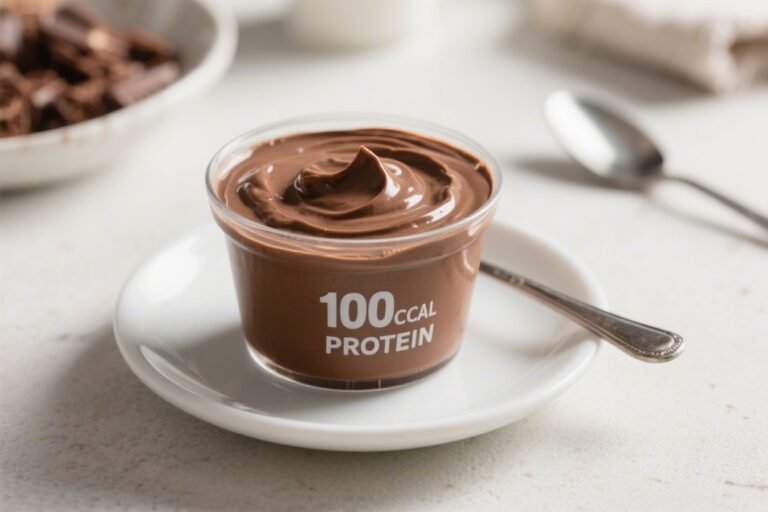 100-Calorie Chocolate Protein Pudding – Light, Creamy, and Satisfying