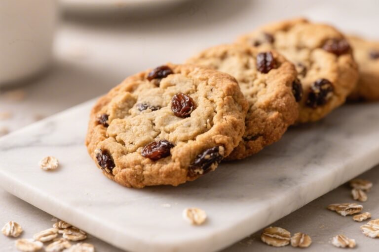 100-Calorie Oatmeal Raisin Cookies – Soft, Chewy, and Light