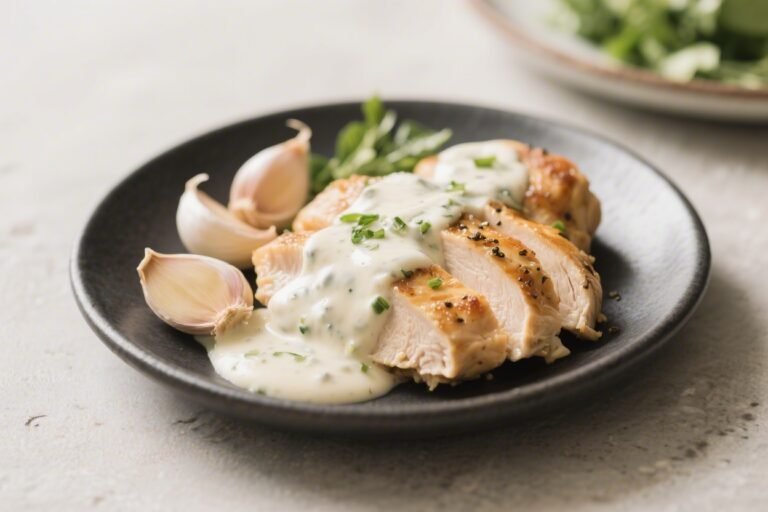 Keto Chicken Garlic Cream Sauce – Rich, Comforting, and Low-Carb