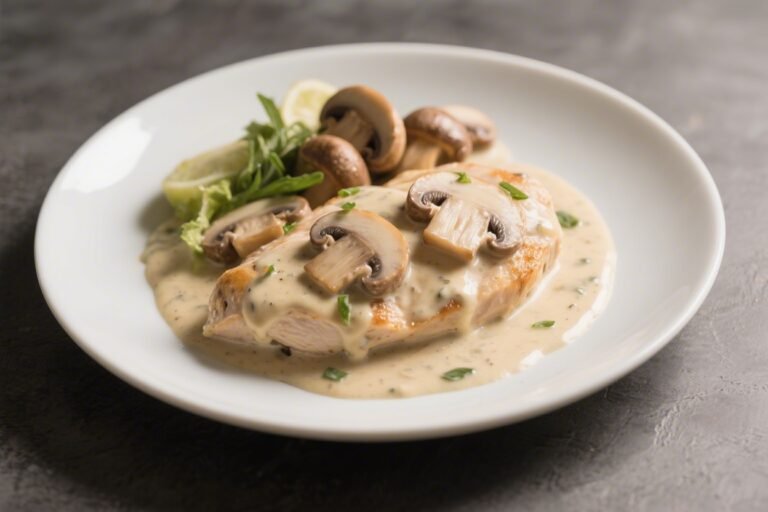 Keto Chicken Mushroom Cream Sauce – Comforting, Low-Carb, and Easy