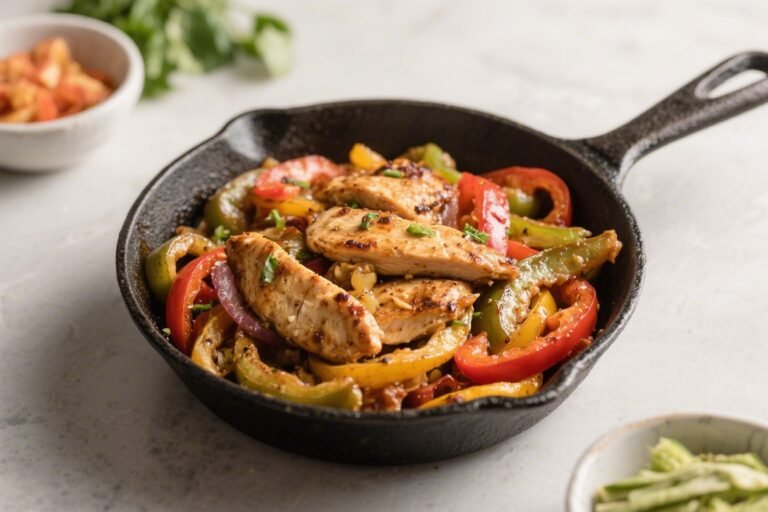 Keto Chicken Fajita Skillet – Fast, Flavorful, and Low-Carb