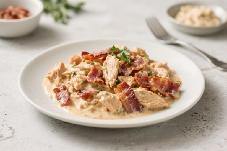 Creamy Keto Crack Chicken With Bacon – Rich, Satisfying, and Low-Carb