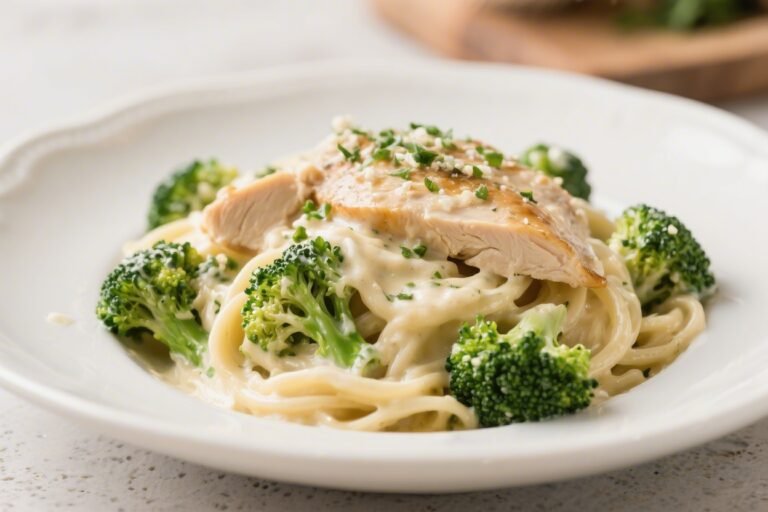 Keto Chicken Broccoli Alfredo – Creamy, Comforting, and Low-Carb