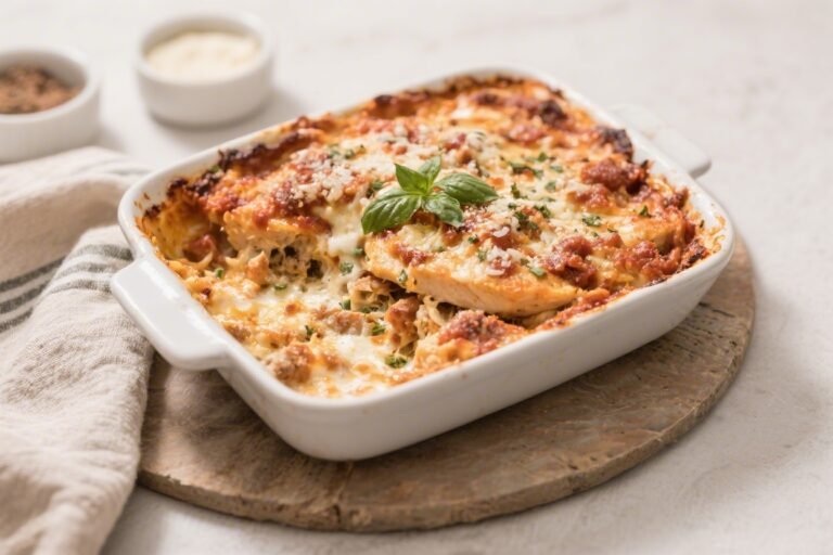 Keto Chicken Parmesan Casserole – Comfort Food With Low-Carb Ease