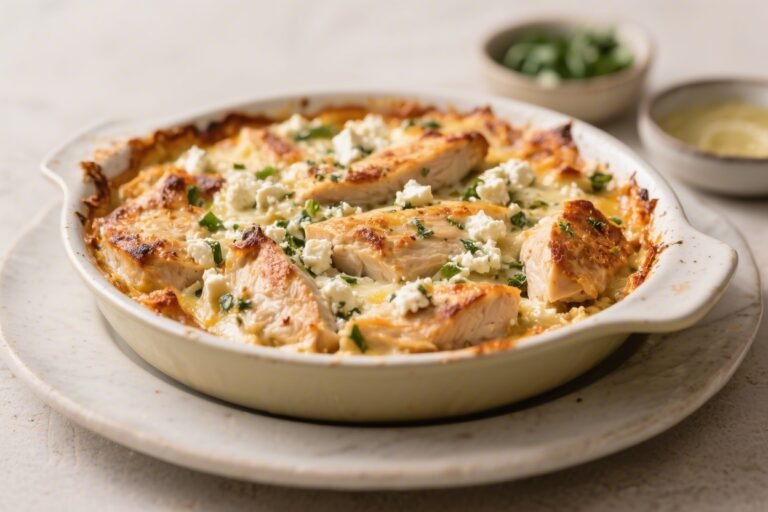Keto Chicken Feta Bake – Easy, Flavor-Packed, and Weeknight-Friendly