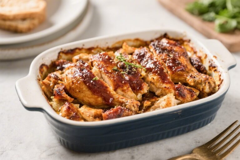 Keto BBQ Chicken Bake – A Simple, Saucy, Low-Carb Favorite