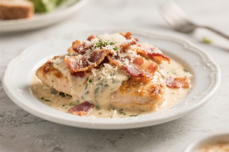 Keto Chicken Creamy Bacon Parmesan – Comfort Food With Big Flavor