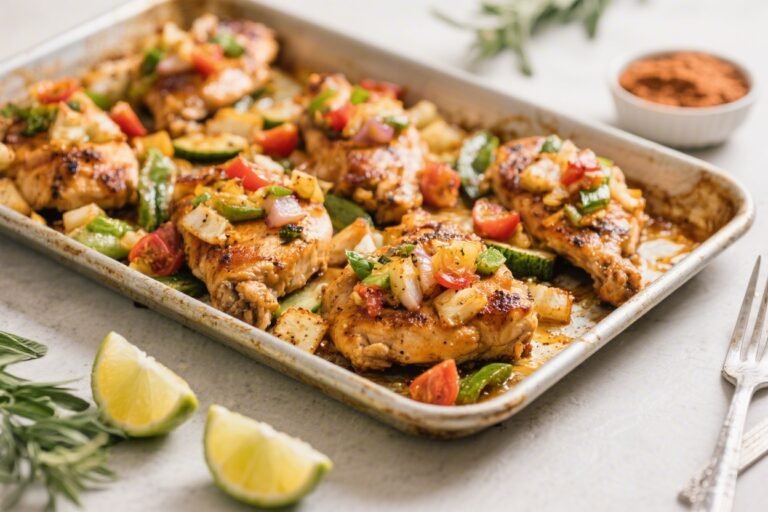 Hawaiian Chicken Sheet Pan – Bright, Sweet, and Weeknight Easy