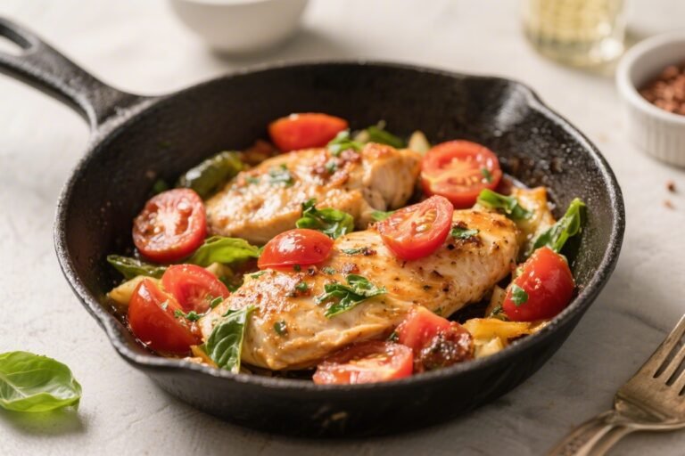 Keto Chicken Caprese Skillet – A Fresh, Fast, and Flavorful Weeknight Dinner