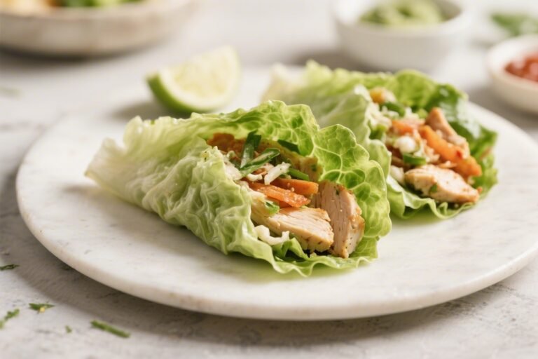 Keto Chicken Lettuce Wraps – Fresh, Fast, and Flavor-Packed