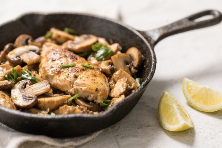Keto Chicken and Mushroom Skillet – Creamy, Comforting, and Weeknight Friendly