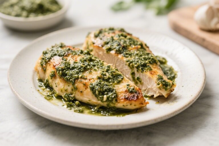Baked Keto Pesto Chicken – Simple, Flavor-Packed, and Low-Carb