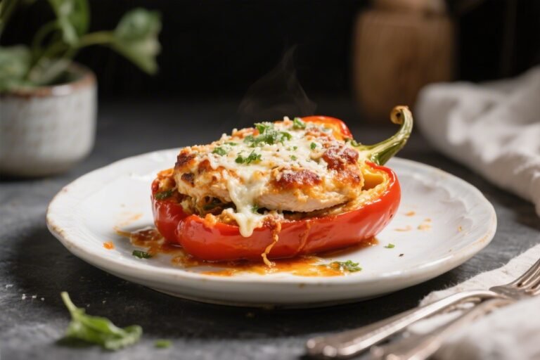 Keto Chicken Parmesan Stuffed Peppers – Comfort Food With Fewer Carbs