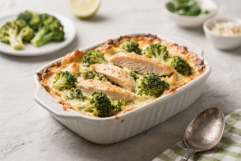 Keto Chicken Broccoli Casserole – Cozy, Creamy, and Low-Carb