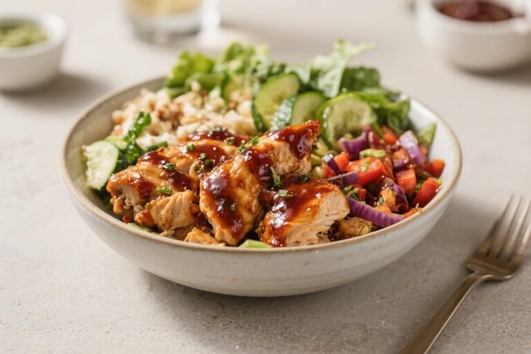 Keto BBQ Chicken Bowl – Smoky, Satisfying, and Low-Carb