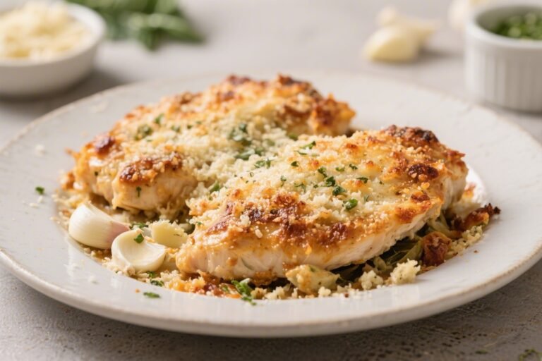 Keto Chicken Garlic Parmesan Bake – Creamy, Comforting, and Low-Carb