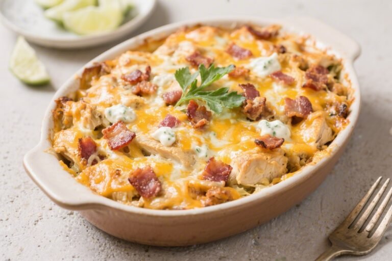 Cheesy Bacon Ranch Keto Chicken Casserole – Comfort Food Made Simple