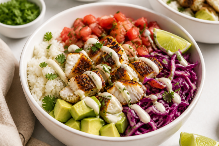 Healthy Fish Taco Bowls – Fresh, Flavorful, and Weeknight-Friendly
