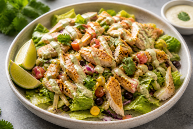 Cilantro Lime Fish Taco Salad – Bright, Fresh, and Weeknight-Friendly