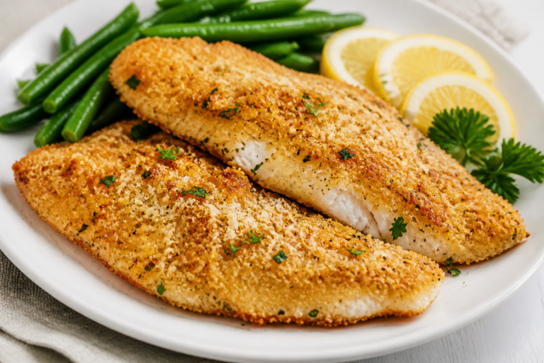 Garlic Parmesan Crusted Tilapia – Crispy, Savory, and Weeknight Easy