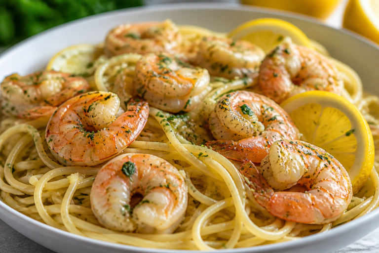 Lemon Garlic Butter Shrimp Pasta – Bright, Buttery, and Weeknight-Friendly