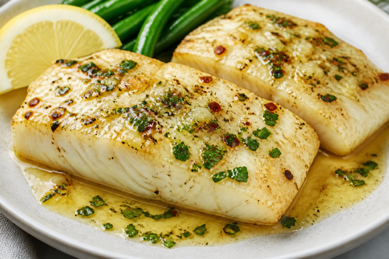 Low Calorie Garlic Butter Cod – Light, Flavorful, and Easy