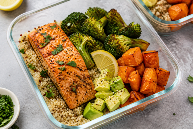 Healthy Salmon Meal Prep Bowls – Easy, Fresh, and Satisfying