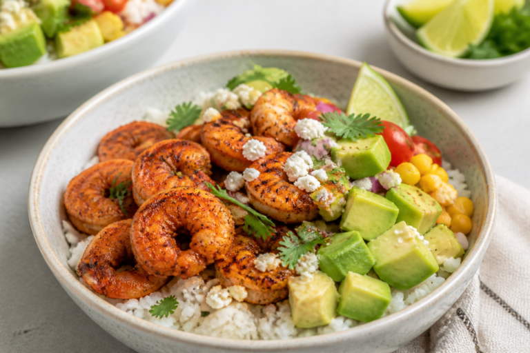 Blackened Shrimp & Avocado Bowls – Bright, Bold, and Weeknight Easy