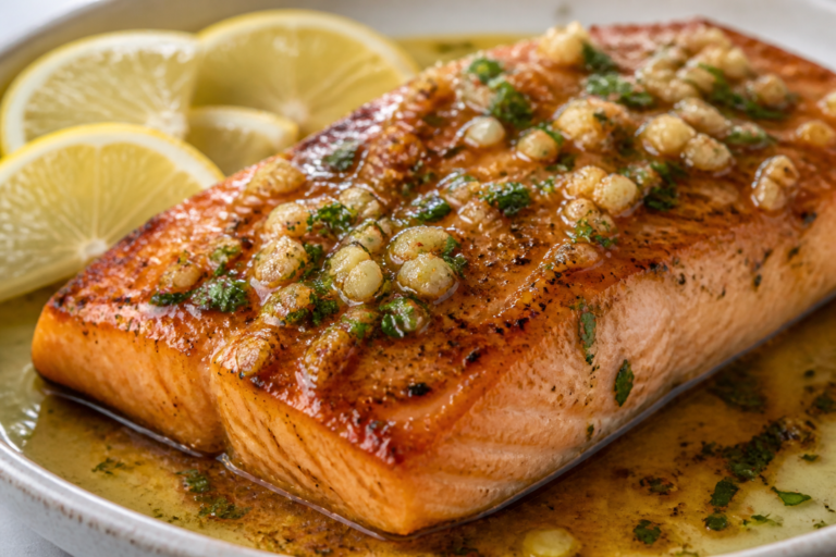 Million Dollar Garlic Butter Salmon – Rich, Simple, and Weeknight-Friendly