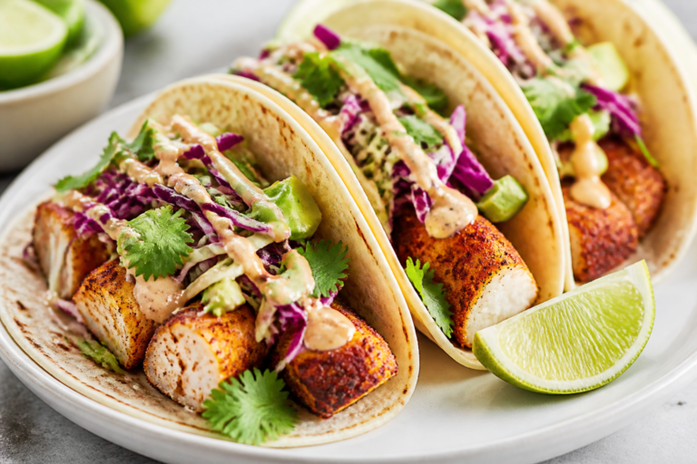 Healthy Blackened Cod Tacos – Bright, Fresh, and Easy