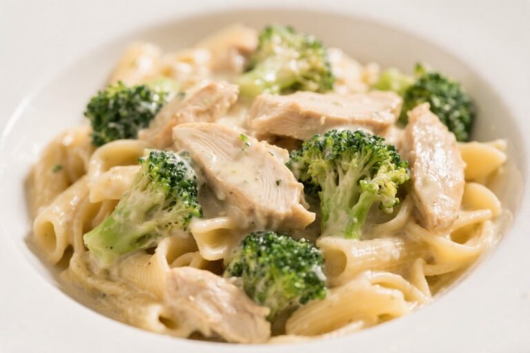Creamy Chicken & Broccoli Pasta – Comforting, Weeknight-Friendly Flavor