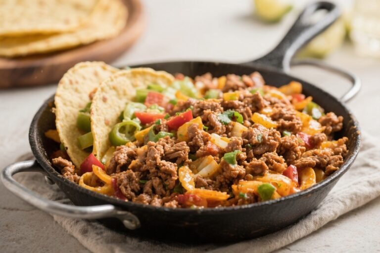 Easy Ground Turkey Taco Skillet – A Fast, Flavor-Packed Weeknight Favorite