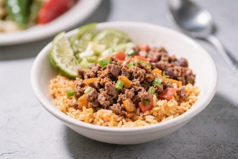 Ground Turkey Mexican Rice Bowl – A Fresh, Flavorful Weeknight Meal