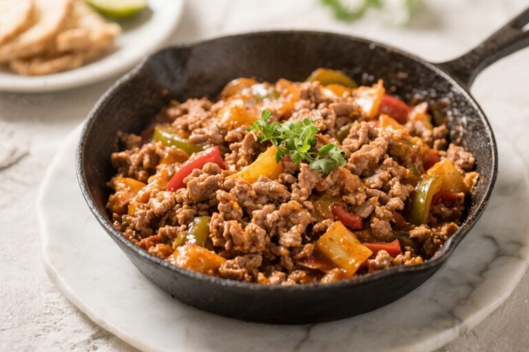 Million Dollar Ground Turkey Skillet – Creamy, Cheesy, One-Pan Comfort