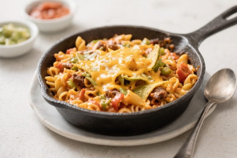 One-Pot Cheesy Taco Pasta – A Cozy Weeknight Favorite