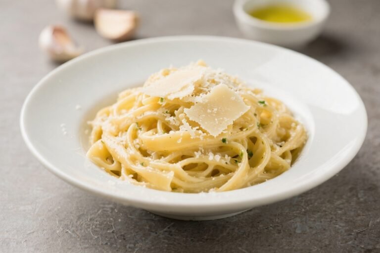 Garlic Butter Pasta With Parmesan – Simple, Comforting, and Ready Fast