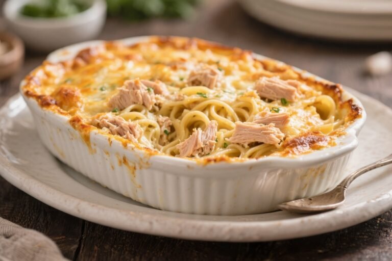 Easy Tuna Noodle Casserole – Cozy, Budget-Friendly Comfort