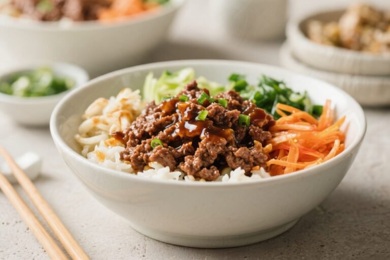 Easy Teriyaki Ground Beef Bowls – Weeknight-Friendly, Big on Flavor