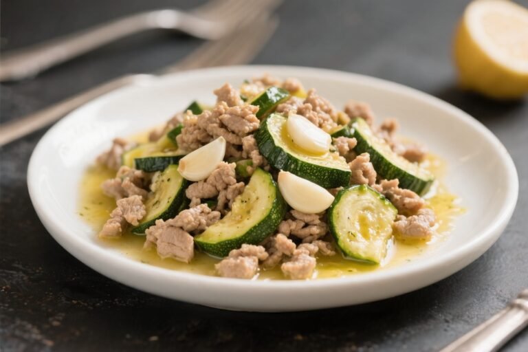 Garlic Butter Ground Turkey Zucchini – Easy, Flavor-Packed Skillet Dinner